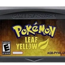 Pokemon Leaf Yellow Pokemon Leaf Yellow Game Boy Advance GBA 32-bit